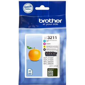 Produktbild für Tinte Brother LC-3211VAL ValuePack
