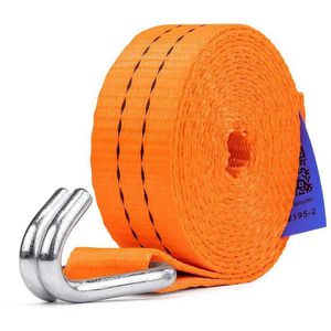 Produktbild für Spanngurt Feldtmann TECTOR, orange, mit Haken &amp; Ratsche