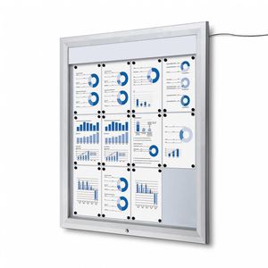 Produktbild für Schaukasten Showdown-Displays T-Linie LED B1 außen