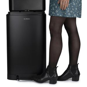 Produktbild für Mülleimer Les-Collectors N867, schwarz