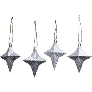 Produktbild für Weihnachtsbaumschmuck Heitmann-Deco 1012820, weiß, 10 cm