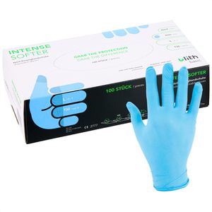 Einmalhandschuhe Ulith Intense Softer, blau, 100 Stück