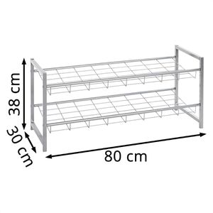 Produktbild für Schuhregal Haku-Möbel 38716, aus Metall