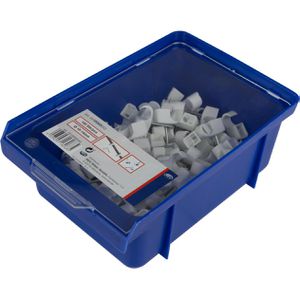 Produktbild für Nagelschellen REV-Ritter Expressschelle, aus Kunststoff, weiß