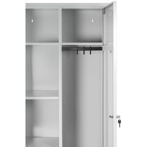 Produktbild für Mehrzweckschrank G-Office CLC/FD.1880, abschließbar, lichtgrau