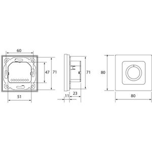 Produktbild für Raumthermostat Danfoss Icon Dial 088U1000