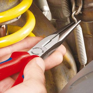 Produktbild für Flachrundzange Knipex 2612200, Storchschnabelzange