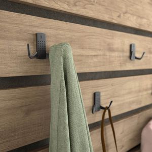 Produktbild für Garderobenhaken SO-TECH Jasmin, 118201, schwarz matt