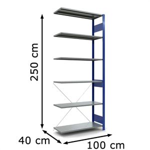 Produktbild für Anbauregal Schulte 12646-B, für Schwerlastregal