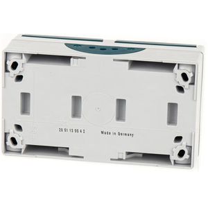 Produktbild für Steckdose Busch-Jaeger Ocean 20/2 EW-53, IP44, Aufputz