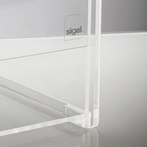 Produktbild für Spendenbox Sigel VA 152, Acryl, transparent