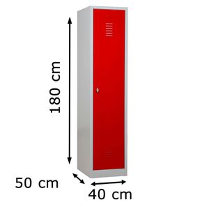 Produktbild für Spind G-Office WRD/1.1840, rot