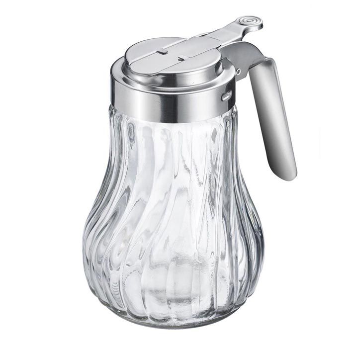 Westmark Milchkännchen Berlin 65302260 Sahnegießer, 250 ml, aus Glas, transparent / silber, mit Deckel – Böttcher AG