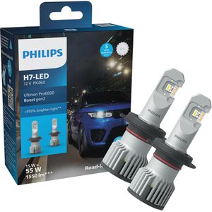 Produktbild für Auto-Lampe Philips Ultinon Pro6000 HL Boost 11972U60B2X2
