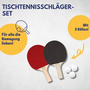 Produktbild für Tischtennisschläger Best-Sporting 22196, 5-teiliges Set