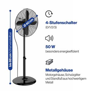 Produktbild für Ventilator Proficare PC-VL 3064 MS, 330641, Ø 40cm