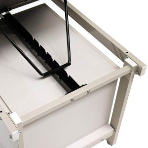 Produktbild für Behandlungsliege Teqler T146562, aus Metall, dunkelblau