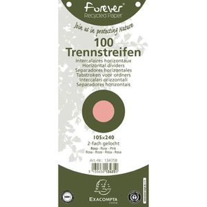 Produktbild für Trennstreifen Exacompta 13435B Forever, rosa