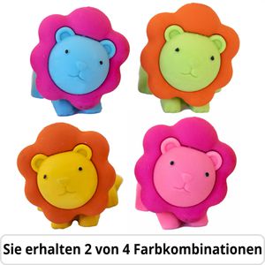 Produktbild für Radiergummi Böttcher-AG 3D-Löwe, sortiert