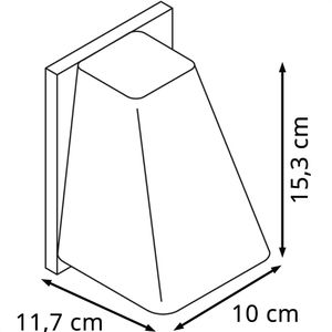 Produktbild für Wandleuchte SLV Wallyx, aus Aluminium, für außen (IP44)