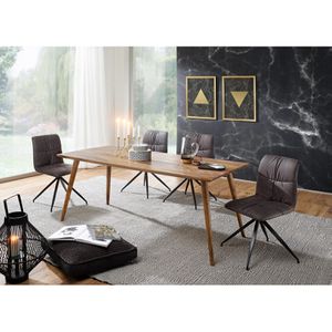 Produktbild für Esstisch Wohnling WL1.964, Sheesham-Massivholz