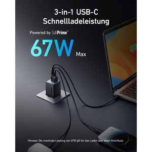 Produktbild für USB-Ladegerät Anker 735 GaNPrime, 67 Watt