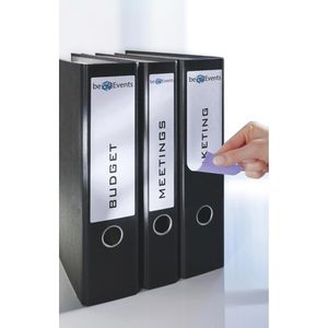 Produktbild für Rückenschilder Zweckform L4761REV-10, weiß