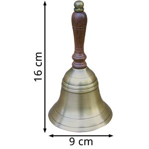 Produktbild für Tischglocke SEA-CLUB 8509, Altmessing