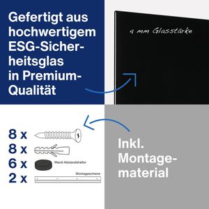 Produktbild für Glas-Magnettafel Magnetoplan 13404012, Design-Glasboard