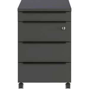 Produktbild für Rollcontainer Germania Mailand 4376-547, aus Holz, graphit