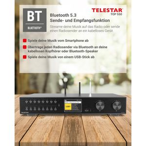 Produktbild für DAB-Tuner Telestar Top 550 DAB+