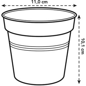 Produktbild für Pflanztopf elho Green Basics, 0,6 Liter