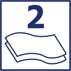 Produktbild für Putztuchrolle Tork Universal 121206, M2, Recyclingpapier, weiß