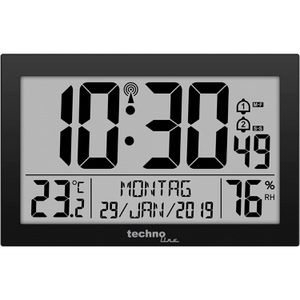 Wanduhr Technoline WS 8016 Kunststoff, digital, Funkuhr