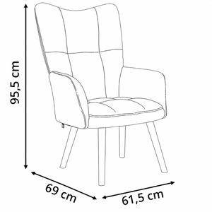 Produktbild für Loungesessel vidaXL 328060, weiß
