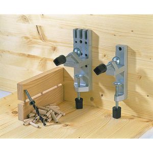 Produktbild für Dübelhilfe Wolfcraft Universal-Holzdübel-Set