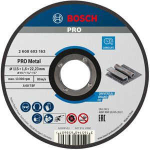 Trennscheibe Bosch PRO Metal A 60 T BF, Bohrungs-Ø 22,23 mm