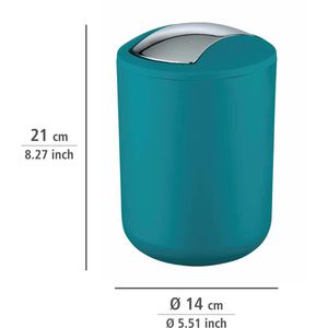 Produktbild für Mülleimer Wenko Brasil S, petrol