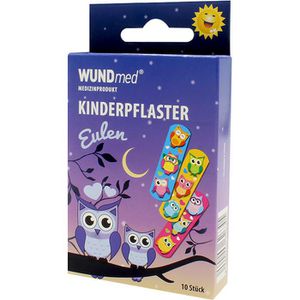 Produktbild für Pflaster WUNDmed Eulen, 10 Strips