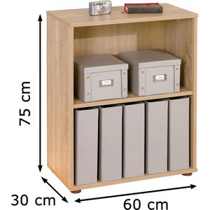 Produktbild für Aktenregal Inter-Link Parini 1, 19500010, aus Holz