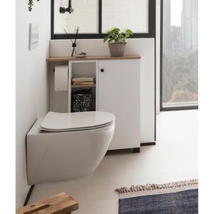 Produktbild für Badschrank Schildmeyer Lugo 157453, kreideweiß