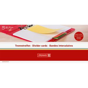 Produktbild für Trennstreifen Brunnen 106604095, farbig sortiert