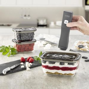 Produktbild für Vakuumiergerät Caso OneTouch Eco-Set, 1169, kabellos