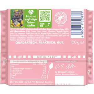Produktbild für Tafelschokolade Ritter-Sport Erdbeer-Joghurt