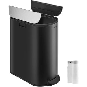 Produktbild für Mülleimer Songmics LTB570B02, tintenschwarz