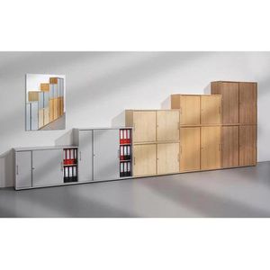 Produktbild für Schiebetürenschrank Hammerbacher Solid, Holz