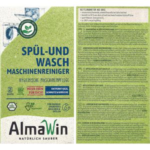 Produktbild für Waschmaschinenreiniger AlmaWin Konzentrat, vegan, Bio