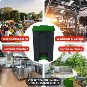 Produktbild für Mülltonne Floordirekt Olaf, 100 Liter