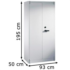 Produktbild für Aktenschrank CP-Möbel Certos, 1170-00, aus Metall, feuerfest