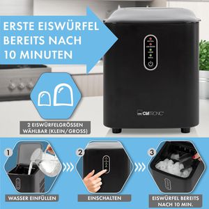Produktbild für Eiswürfelmaschine Clatronic EWB 3798, Kunststoff